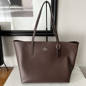 SOLD Coach CR111 City Tote Bag Brown Leather